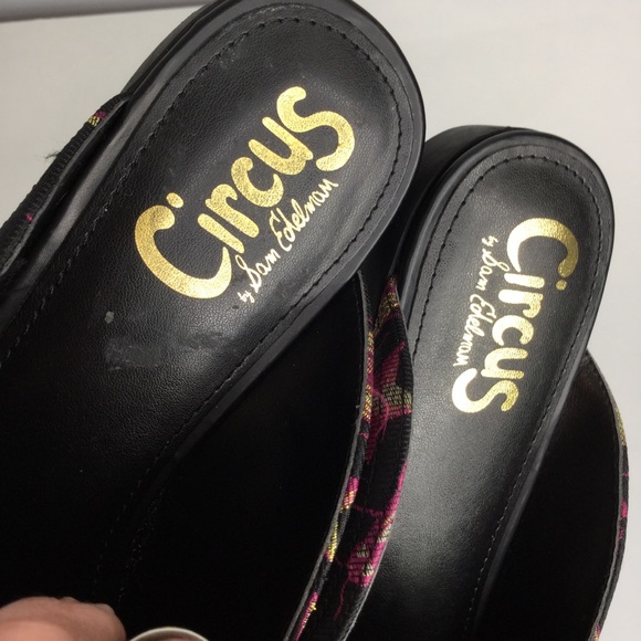 Circus by Sam Edelman Mules beetle rhinestone star embellished tapestry mules - Picture 8 of 8